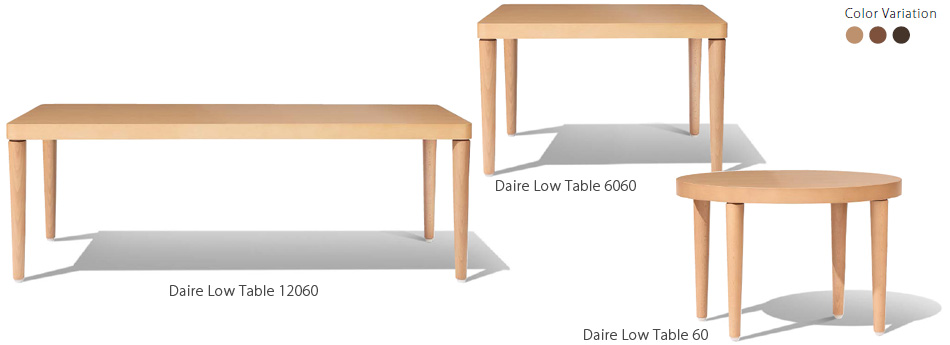 ダイレローテーブル | Products | KAWAJUN Public Furniture 